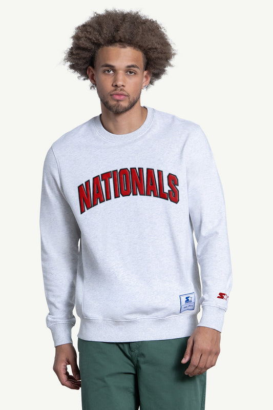 Starter Essential / MENS WASHINGTON NATIONALS FACE OFF CREWNECK
