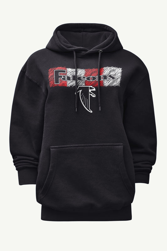 Starter Discount / WOMENS ATLANTA FALCONS COLOR SHADING HOODIE