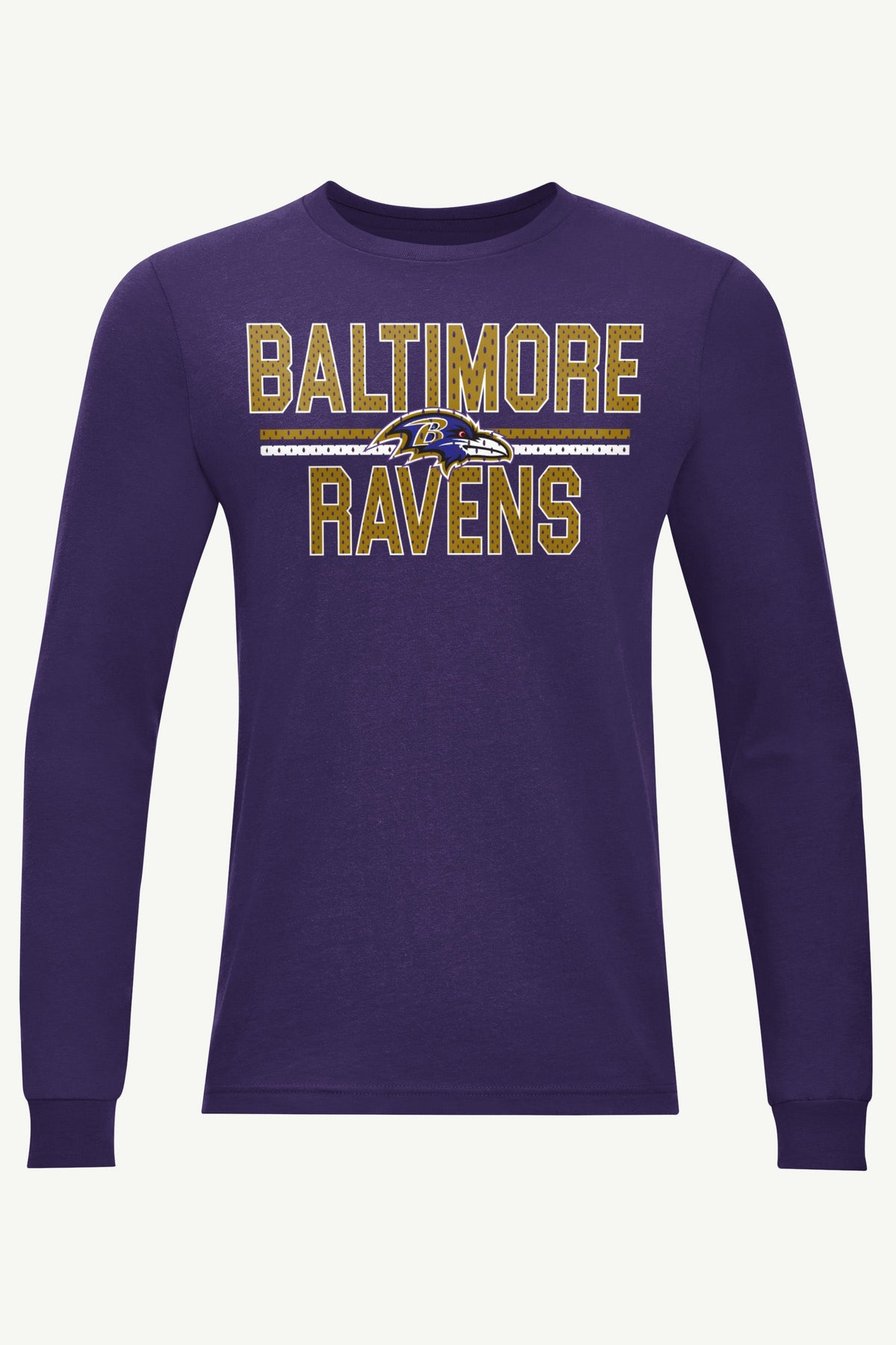 Starter Quality / MENS BALTIMORE RAVENS MESH LOOK LONG SLEEVE T SHIRT