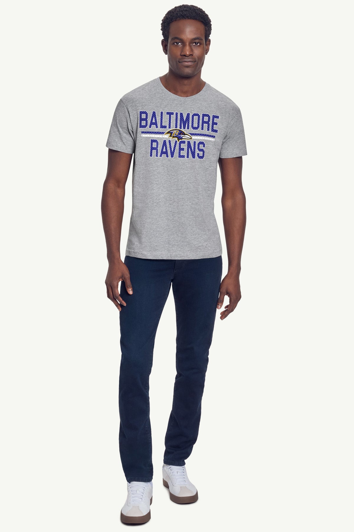 Starter New / MENS BALTIMORE RAVENS MESH LOOK T SHIRT