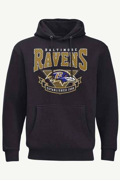 Starter Popular / MENS BALTIMORE RAVENS 80's INSPIRED HOODIE