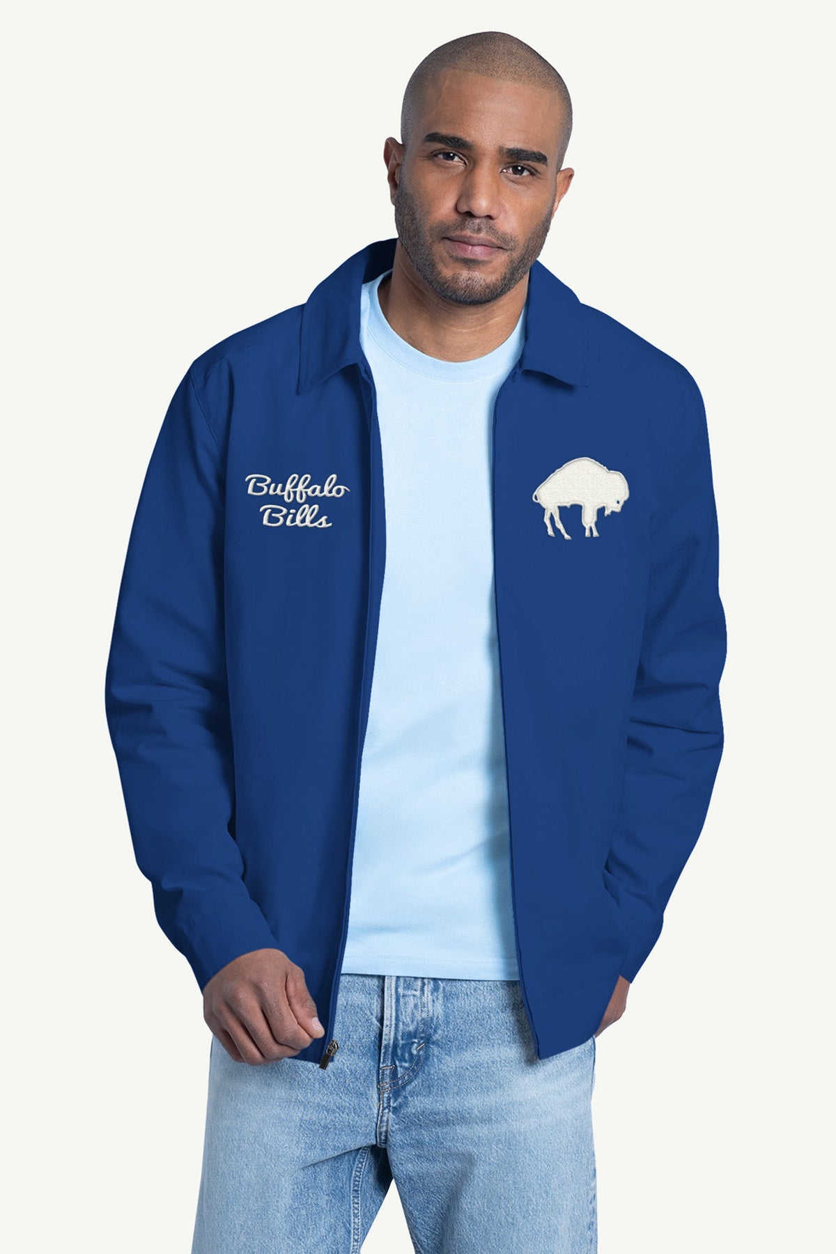 Starter Classic / MENS BUFFALO BILLS FRANCHISE FULL ZIP JACKET