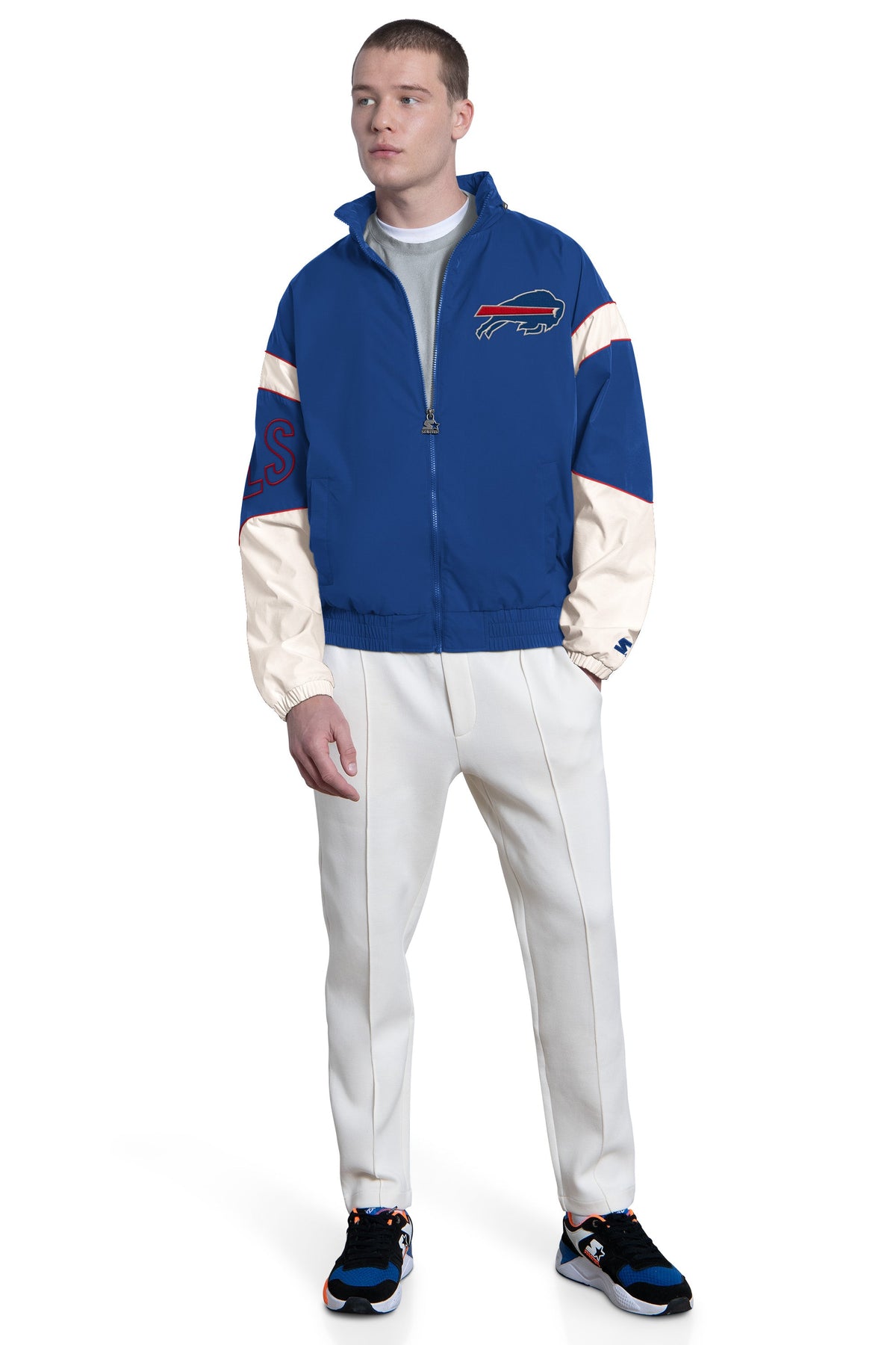 Starter Great Value / MENS BUFFALO BILLS THE GUST FULL ZIP JACKET