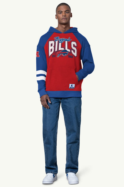 Starter Discount / MENS BUFFALO BILLS INTERCEPTION COLORBLOCK HOODIE