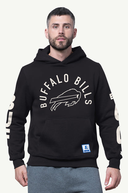 Starter Discount / MENS BUFFALO BILLS HANDOFF FLEECE HOODIE