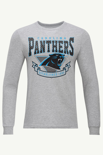 Starter New / MENS CAROLINA PANTHERS 80's INSPIRED LONG SLEEVE T SHIRT