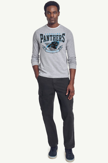 Starter New / MENS CAROLINA PANTHERS 80's INSPIRED LONG SLEEVE T SHIRT