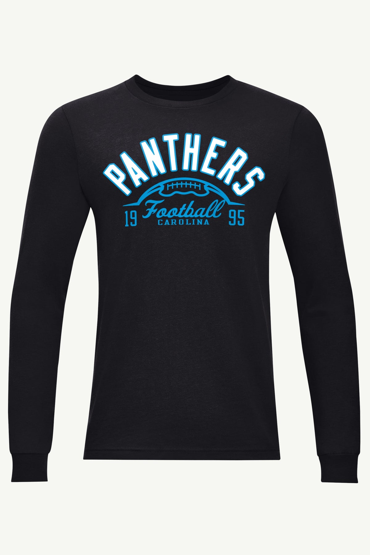 Starter Essential / MENS CAROLINA PANTHERS HALF BALL LONG SLEEVE T SHIRT
