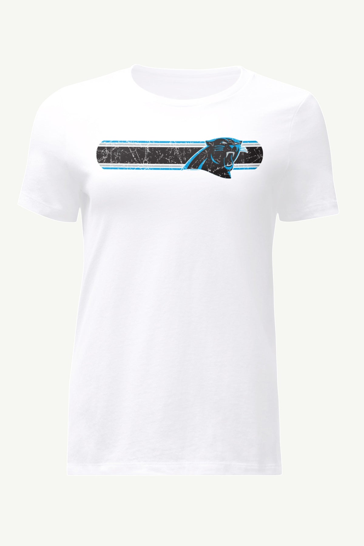 Starter Customer Favorite / WOMENS CAROLINA PANTHERS STRIPE T SHIRT