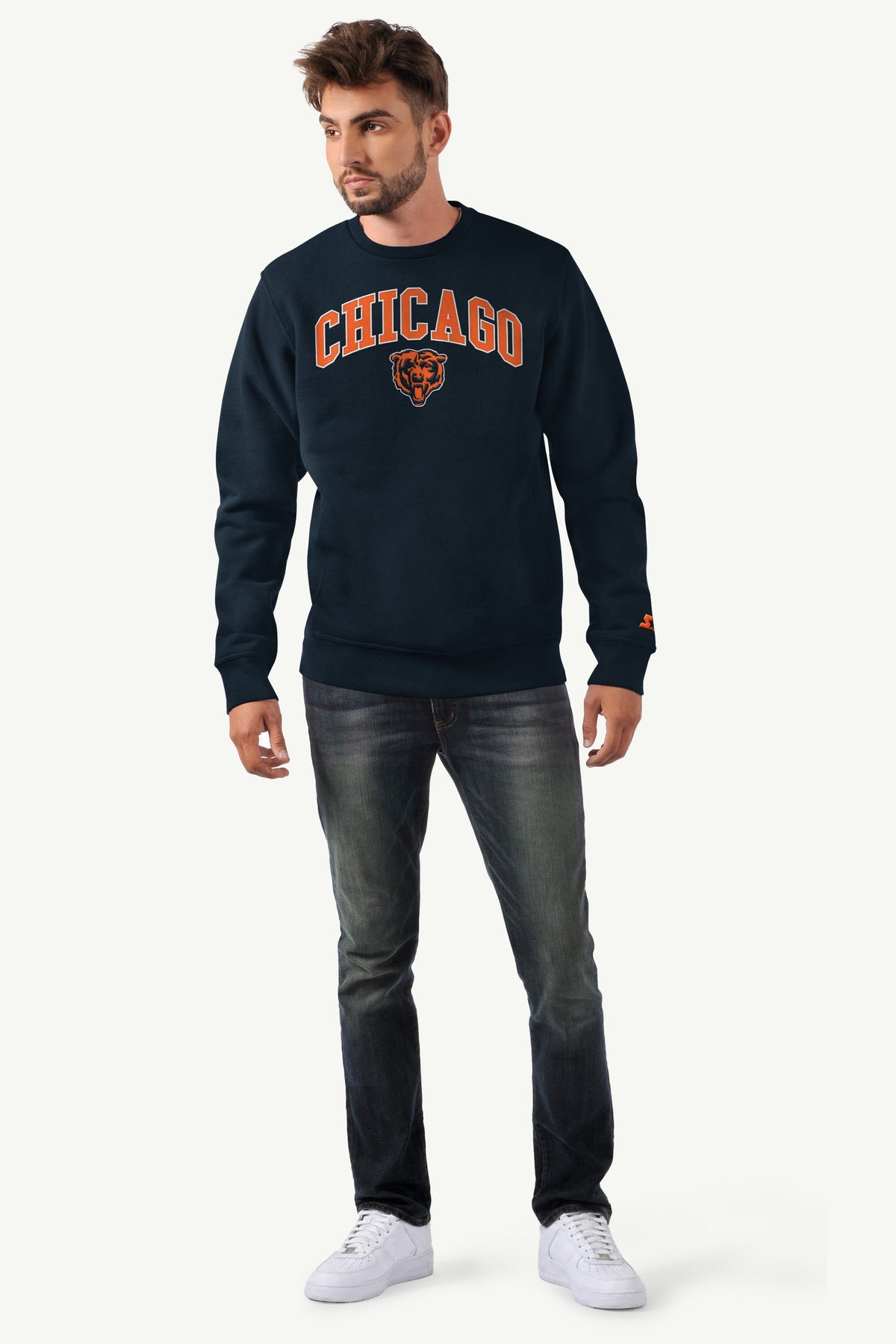 Starter Exclusive / MENS CHICAGO BEARS PULLOVER SWEATSHIRT