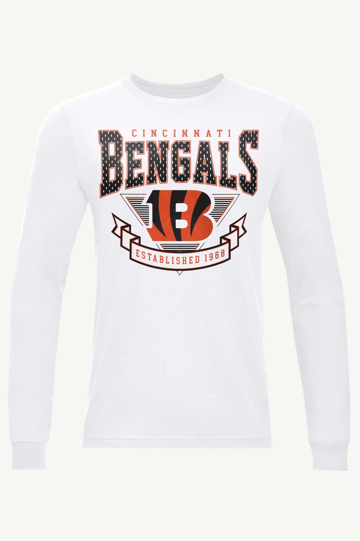Starter Great Value / MENS CINCINATTI BENGALS 80's INSPIRED LONG SLEEVE T SHIRT