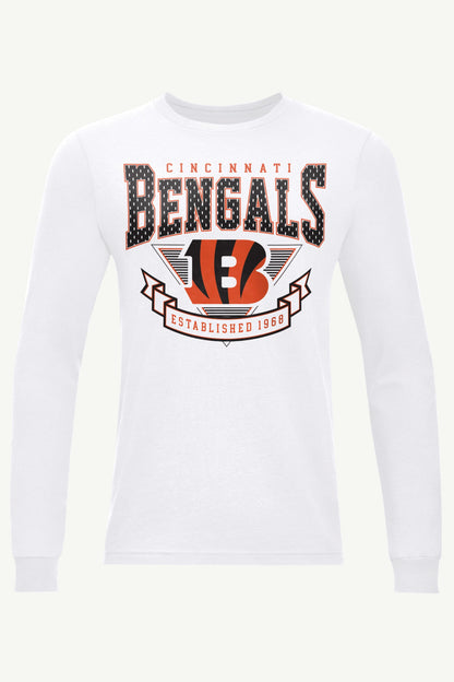 Starter Great Value / MENS CINCINATTI BENGALS 80's INSPIRED LONG SLEEVE T SHIRT