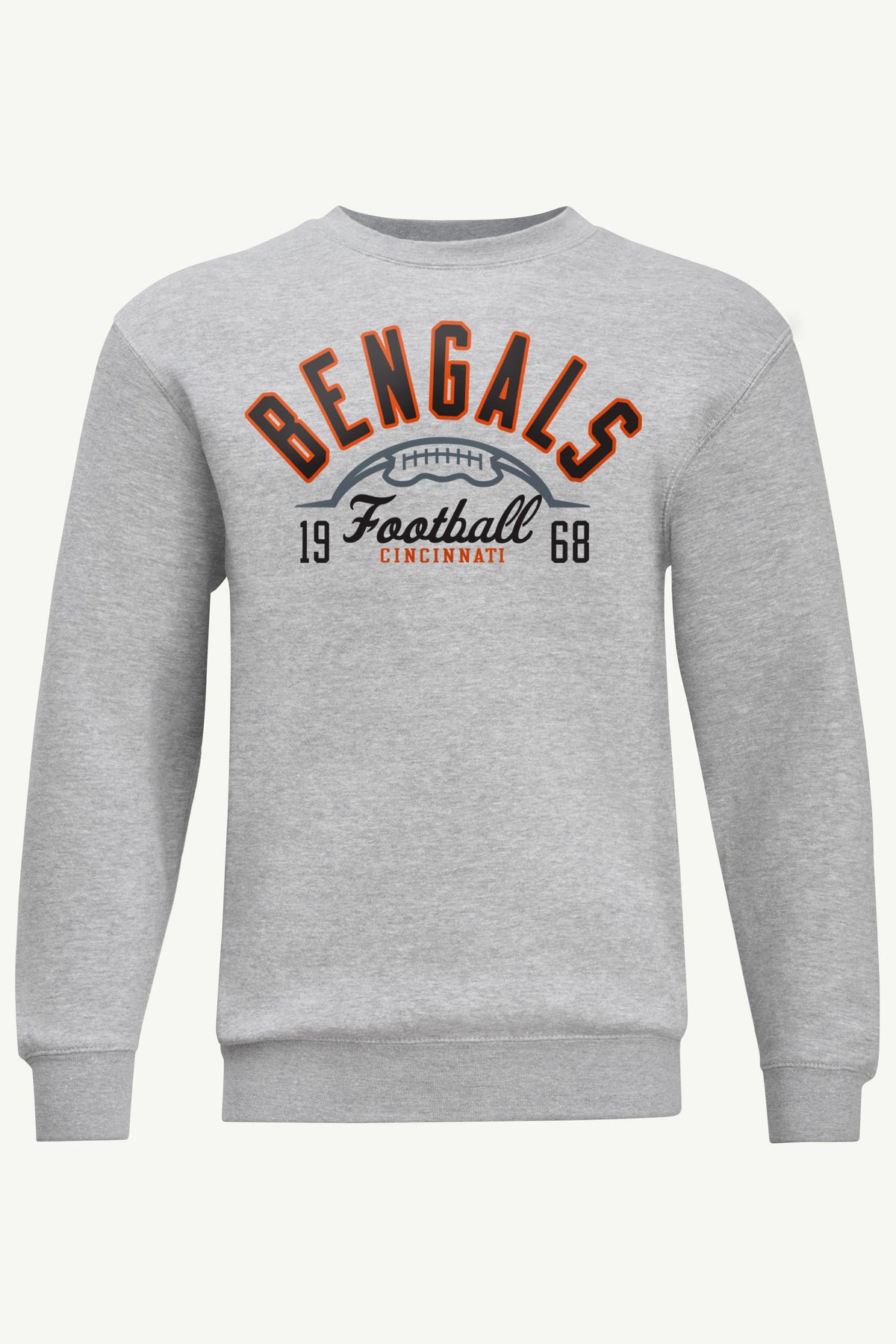 Starter Best Seller / MENS CINCINATTI BENGALS HALF BALL SWEATSHIRT