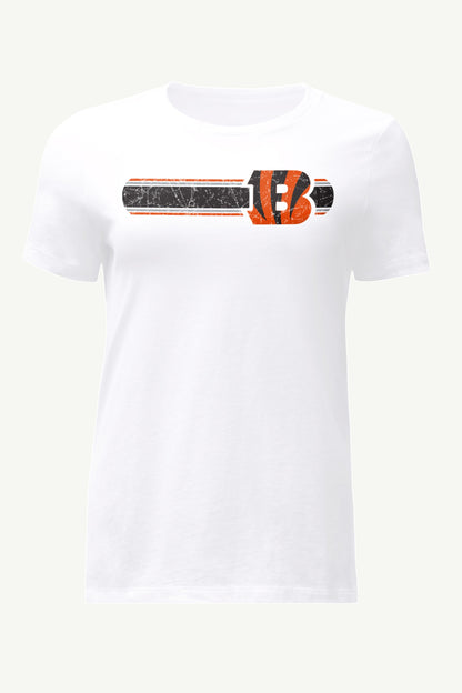 Starter Trending / WOMENS CINCINATI BENGALS STRIPE T SHIRT