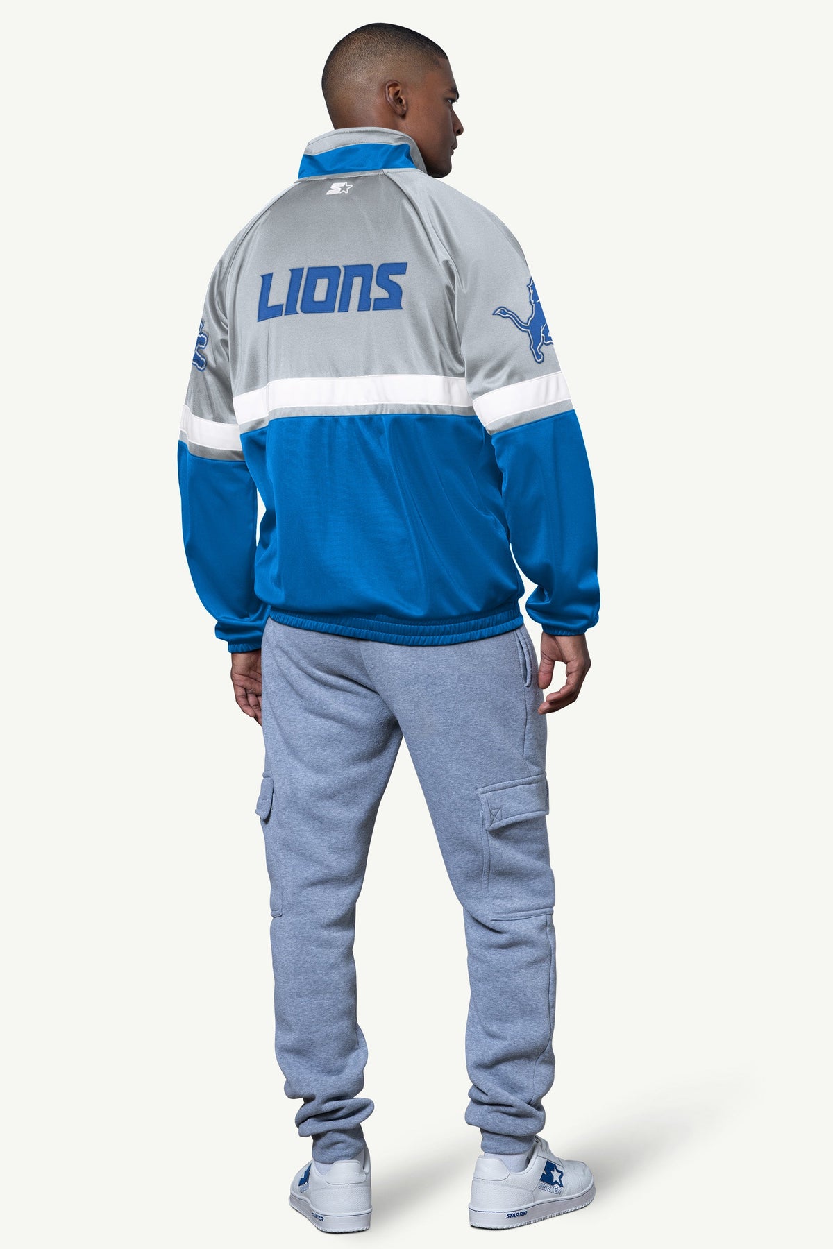 Starter Everyday / MENS DETROIT LIONS VETERAN TRACK JACKET