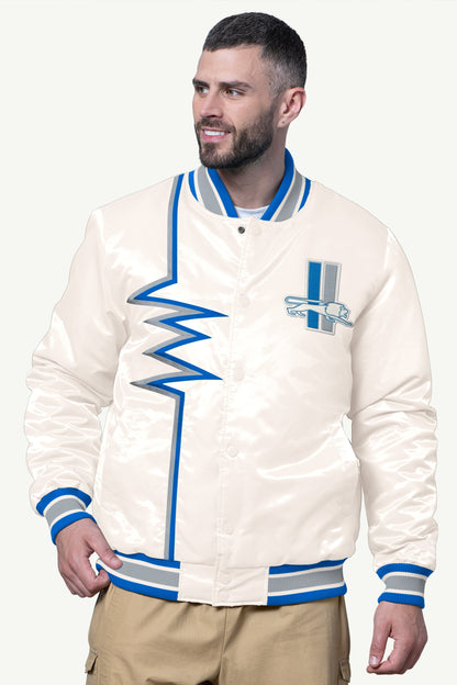 Starter Trusted / MENS DETROIT LIONS SHOCK WAVE SATIN JACKET