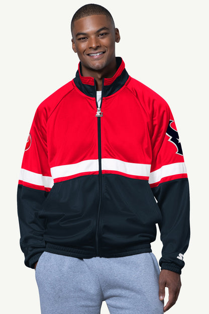 Starter Recommended / MENS HOUSTON TEXANS VETERAN TRACK JACKET