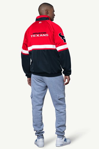 Starter Recommended / MENS HOUSTON TEXANS VETERAN TRACK JACKET
