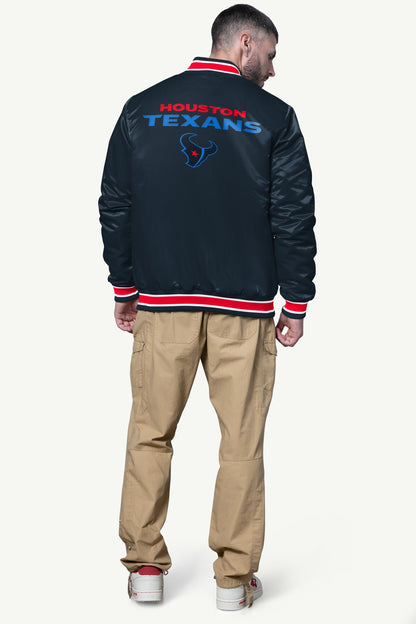 Starter Latest / MENS HOUSTON TEXANS SHOCK WAVE SATIN JACKET
