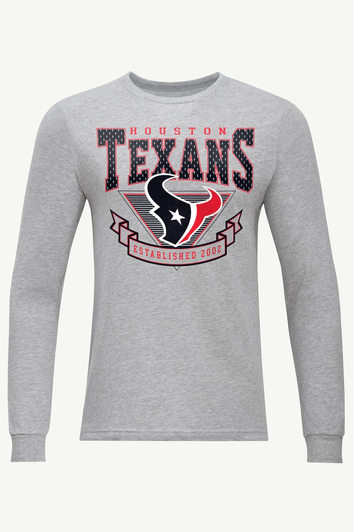 Starter Value / MENS HOUSTON TEXANS 80's INSPIRED LONG SLEEVE T SHIRT