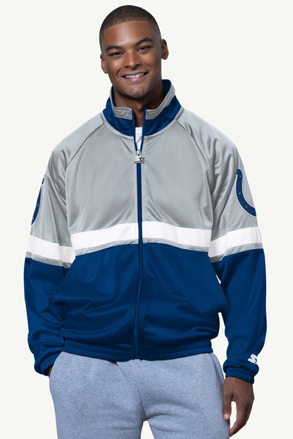 Starter Signature / MENS INDIANAPOLIS COLTS VETERAN TRACK JACKET