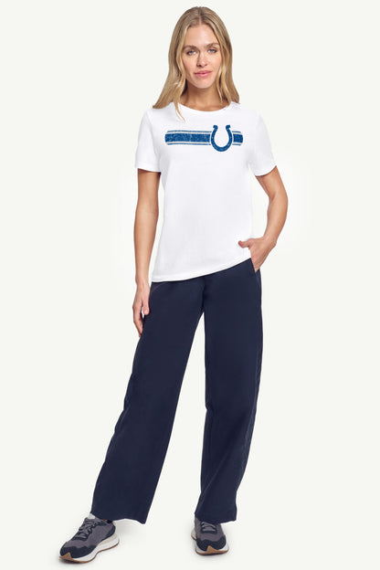 Starter Smart Buy / WOMENS INDIANAPOLIS COLTS STRIPE T SHIRT