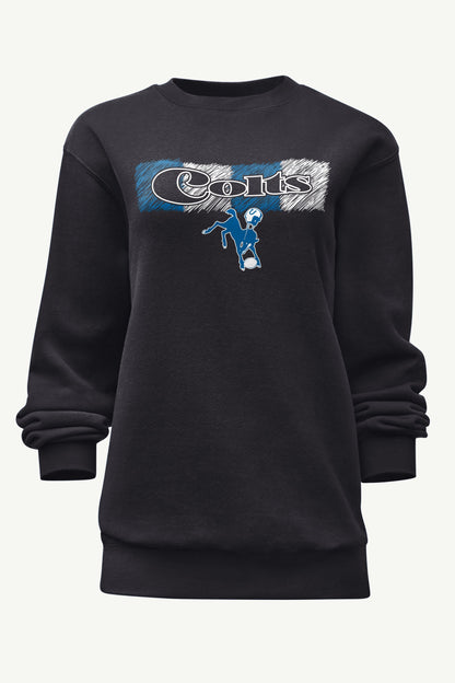 Starter Exclusive / WOMENS INDIANAPOLIS COLTS COLOR SHADING SWEATSHIRT
