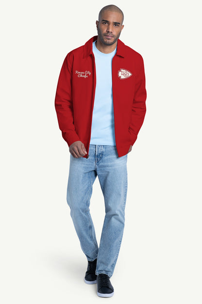 Starter Trusted / MENS KANSAS CITY CHIEFS FRANCHISE FULL ZIP JACKET