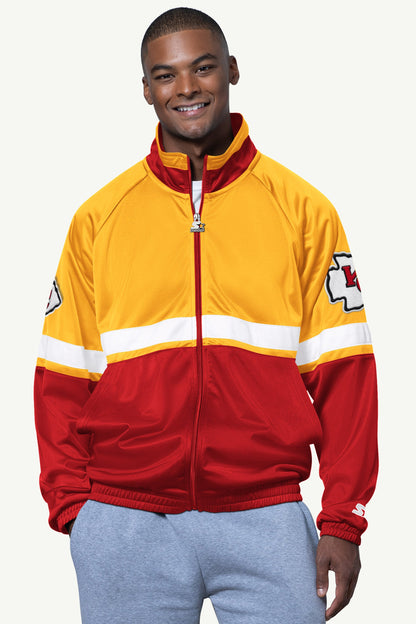 Starter Popular / MENS KANSAS CITY CHIEFS VETERAN TRACK JACKET