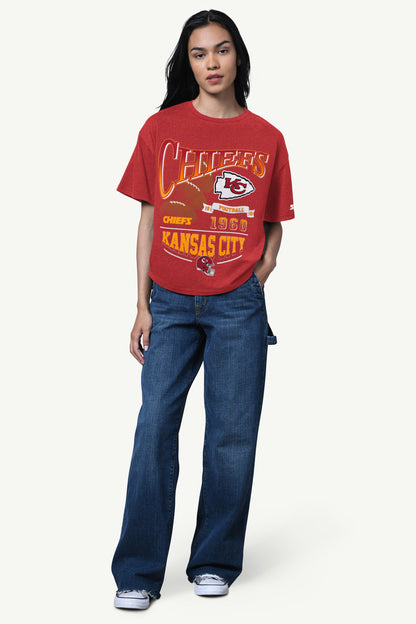 Starter Best Seller / WOMENS KANSAS CITY CHIEFS HALL OF FAME T SHIRT