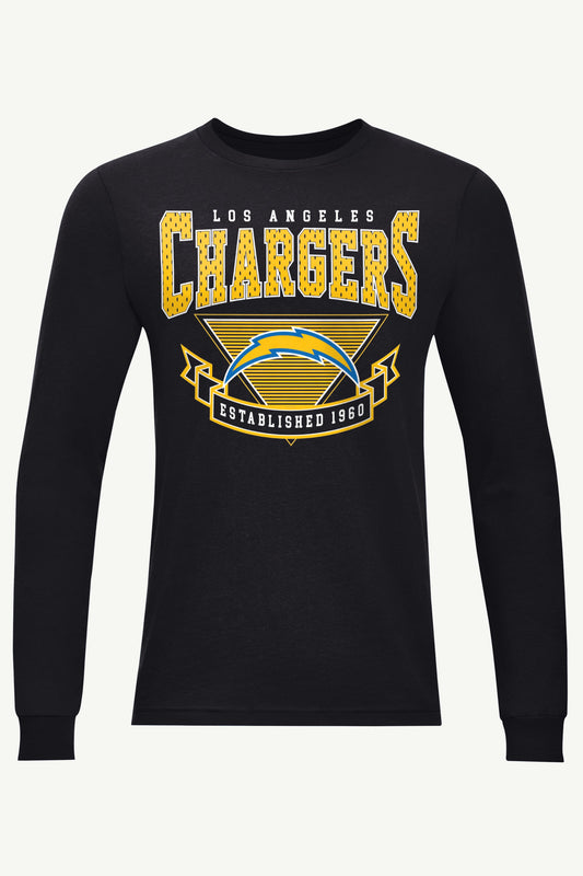 Starter Sale / MENS LOS ANGELES CHARGERS 80's INSPIRED LONG SLEEVE T SHIRT