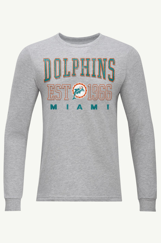 Starter Deals / MENS MIAMI DOLPHINS RETRO LONG SLEEVE T SHIRT