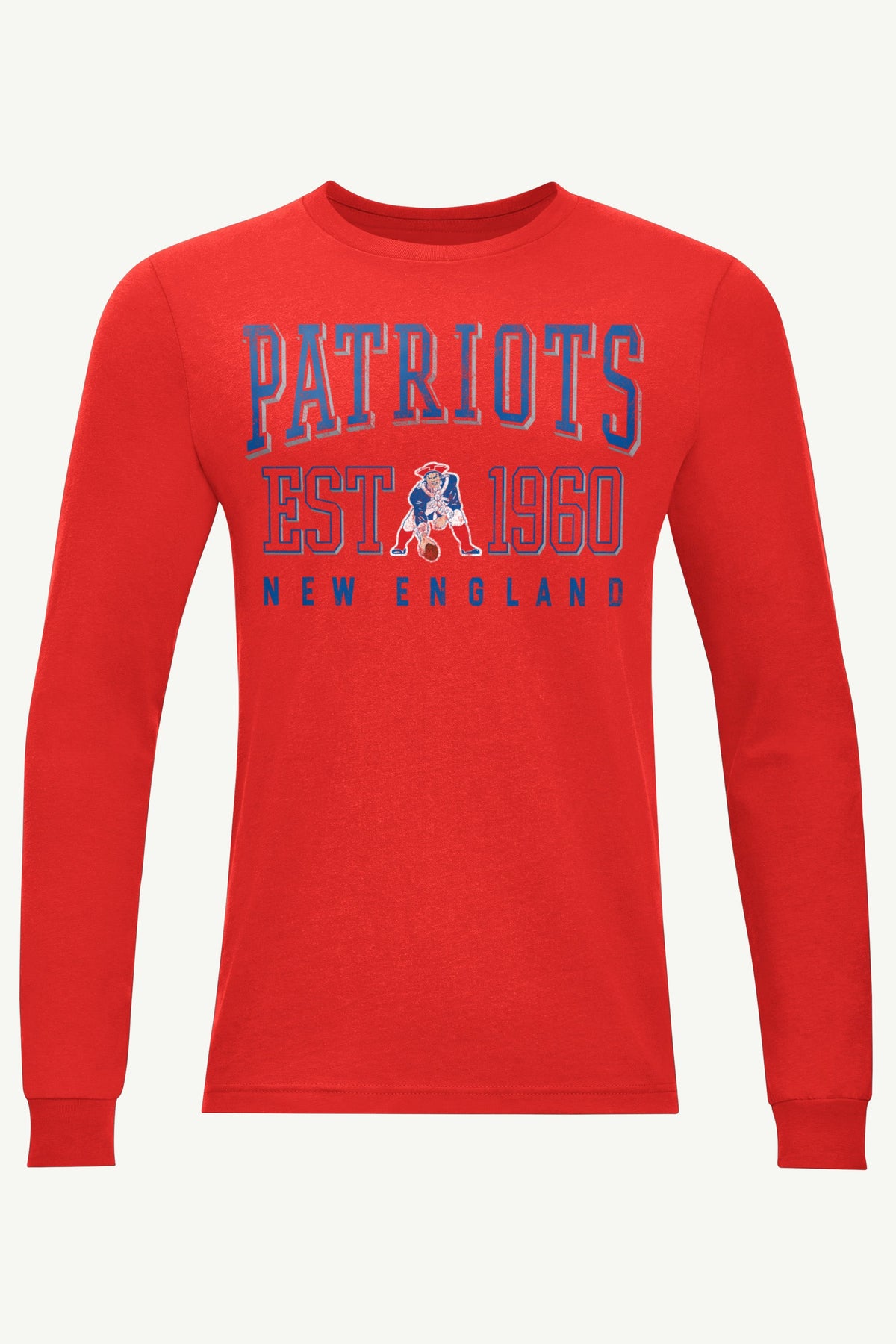 Starter Value / MENS NEW ENGLAND PATRIOTS RETRO LONG SLEEVE T SHIRT