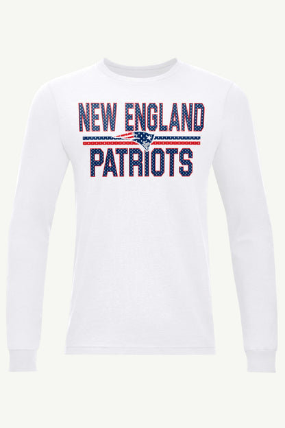 Starter Popular / MENS NEW ENGLAND PATRIOTS MESH LOOK LONG SLEEVE T SHIRT