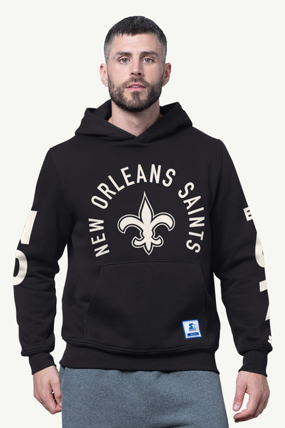 Starter New / MENS NEW ORLEANS SAINTS HANDOFF FLEECE HOODIE