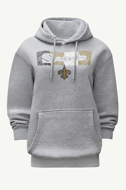 Starter Essential / WOMENS NEW ORLEANS SAINTS COLOR SHADING HOODIE