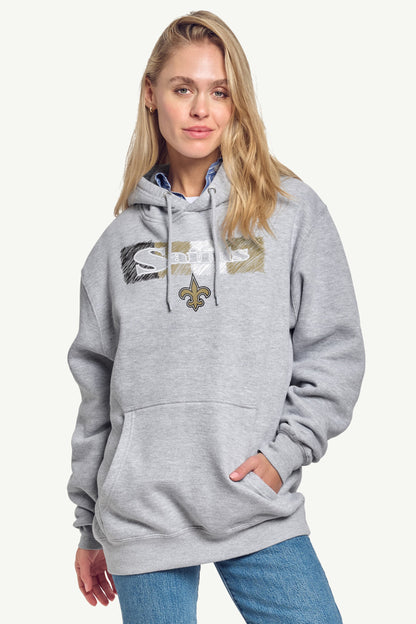 Starter Essential / WOMENS NEW ORLEANS SAINTS COLOR SHADING HOODIE