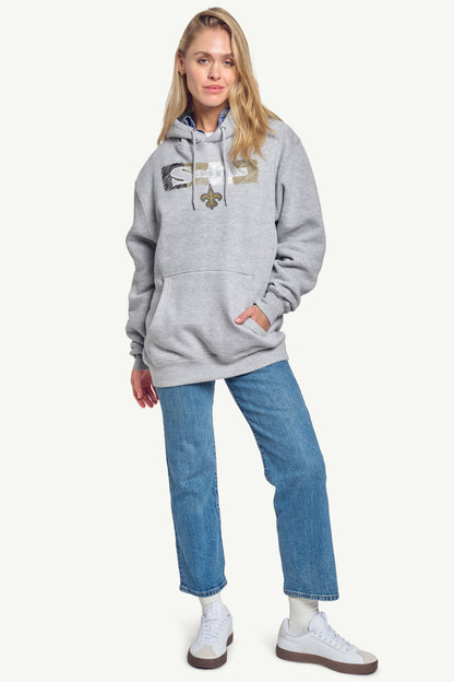 Starter Essential / WOMENS NEW ORLEANS SAINTS COLOR SHADING HOODIE