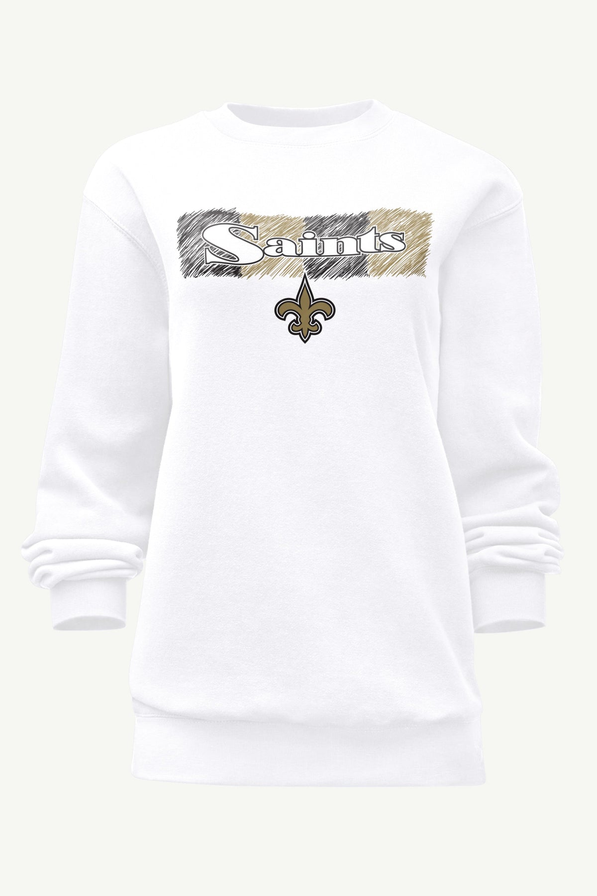 Starter Great Value / WOMENS NEW ORLEANS SAINTS COLOR SHADING SWEATSHIRT