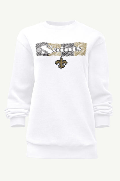 Starter Great Value / WOMENS NEW ORLEANS SAINTS COLOR SHADING SWEATSHIRT