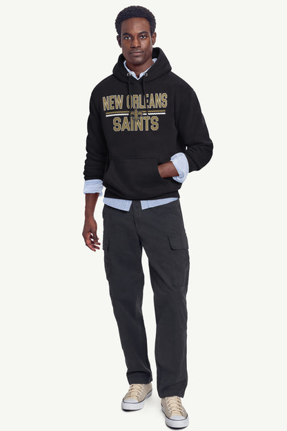 Starter Special Offer / MENS NEW ORLEANS SAINTS MESH LOOK HOODIE