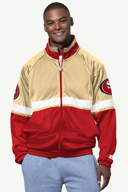 Starter Recommended / MENS SAN FRANCISCO 49ERS VETERAN TRACK JACKET