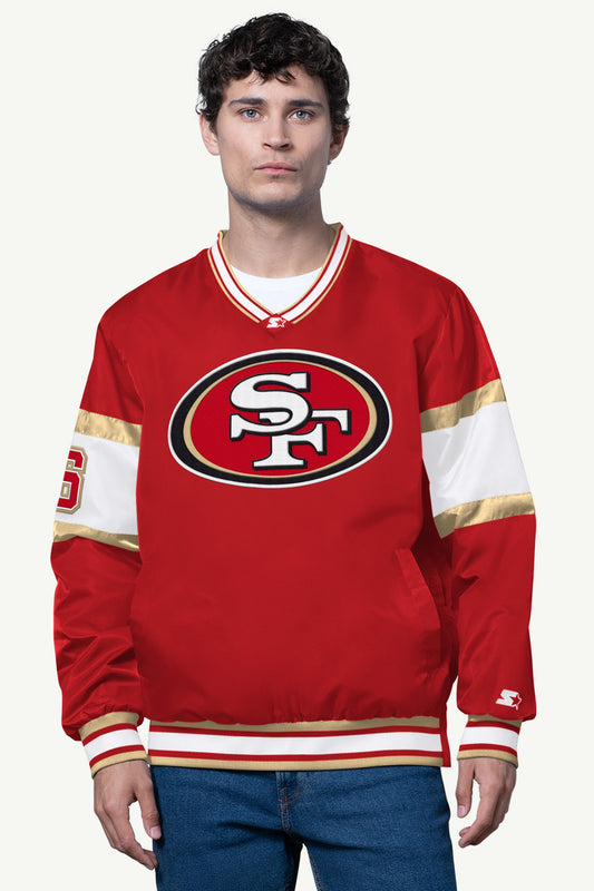 Starter Great Value / MENS SAN FRANCISCO 49ERS SIGNAL COLLAR PULLOVER