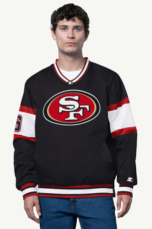 Starter Top Pick / MENS SAN FRANCISCO 49ERS V-NECK PULLOVER