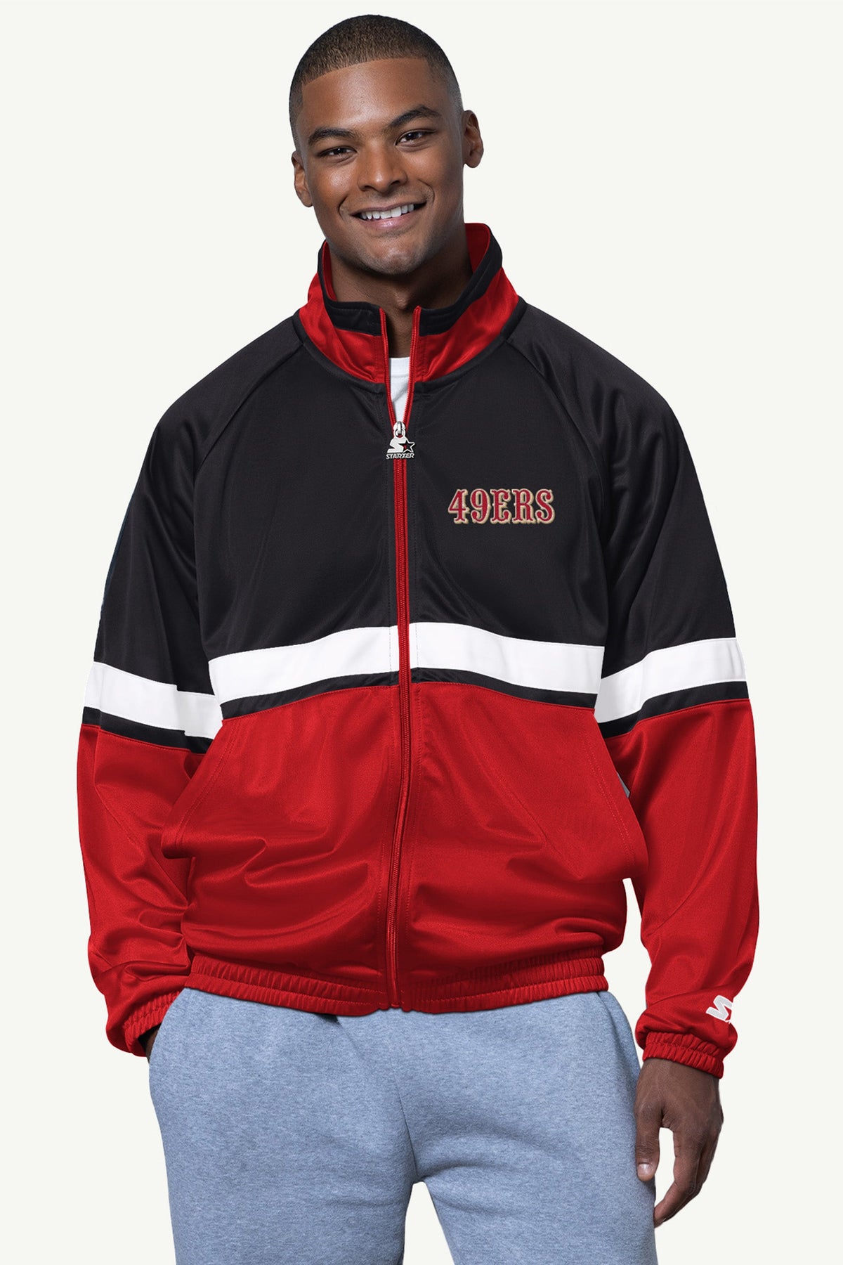 Starter Customer Favorite / MENS SAN FRANCISCO 49ERS TRACK JACKET