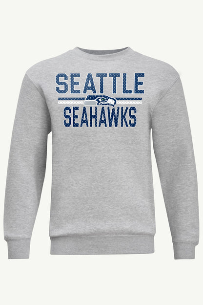 Starter Recommended / MENS SEATTLE SEAHAWKS MESH LOOK SWEATSHIRT