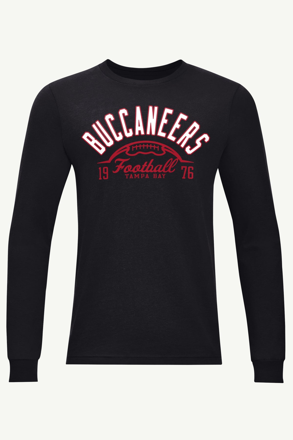 Starter Value / MENS TAMPA BAY BUCCANEERS HALF BALL LONG SLEEVE T SHIRT