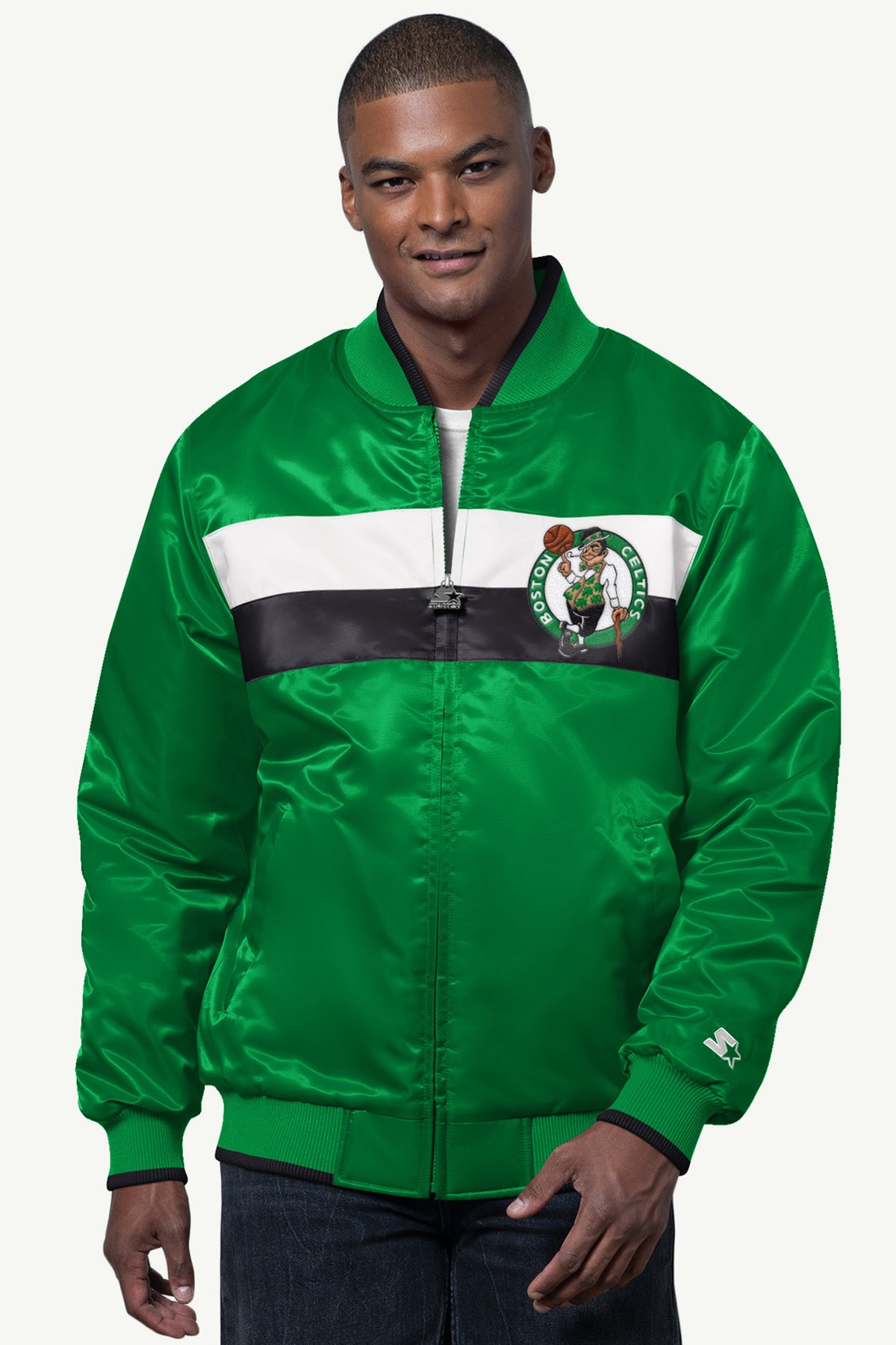 Starter Everyday / MENS BOSTON CELTICS AMBASSADOR SATIN VARSITY JACKET
