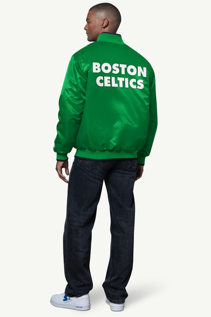 Starter Everyday / MENS BOSTON CELTICS AMBASSADOR SATIN VARSITY JACKET