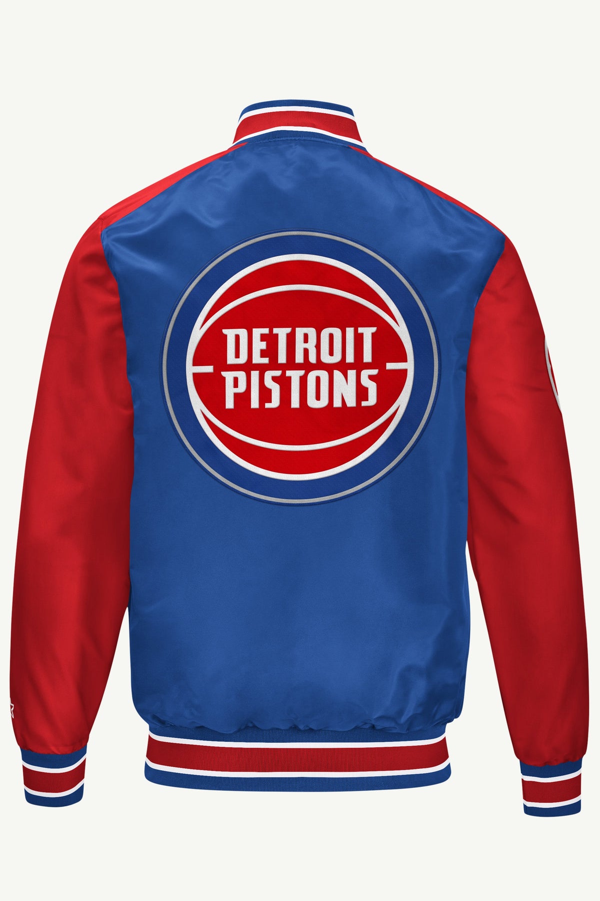 Starter Quality / MENS DETROIT PISTONS SATIN VARSITY JACKET